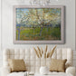 Orchard With Blossoming Apricot Trees - Ornate Framed Canvas Print