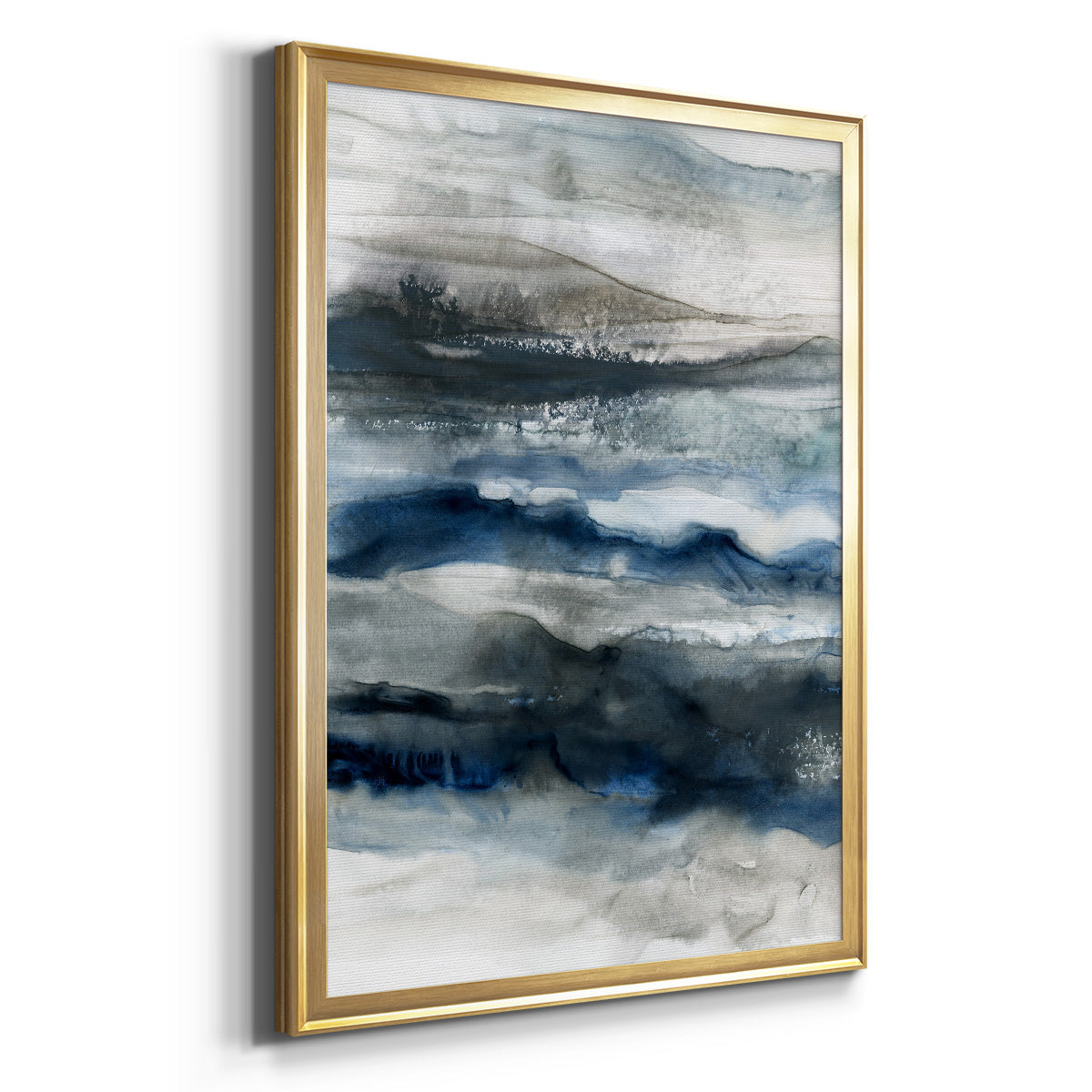 Ocean Depths - Modern Framed Canvas Print