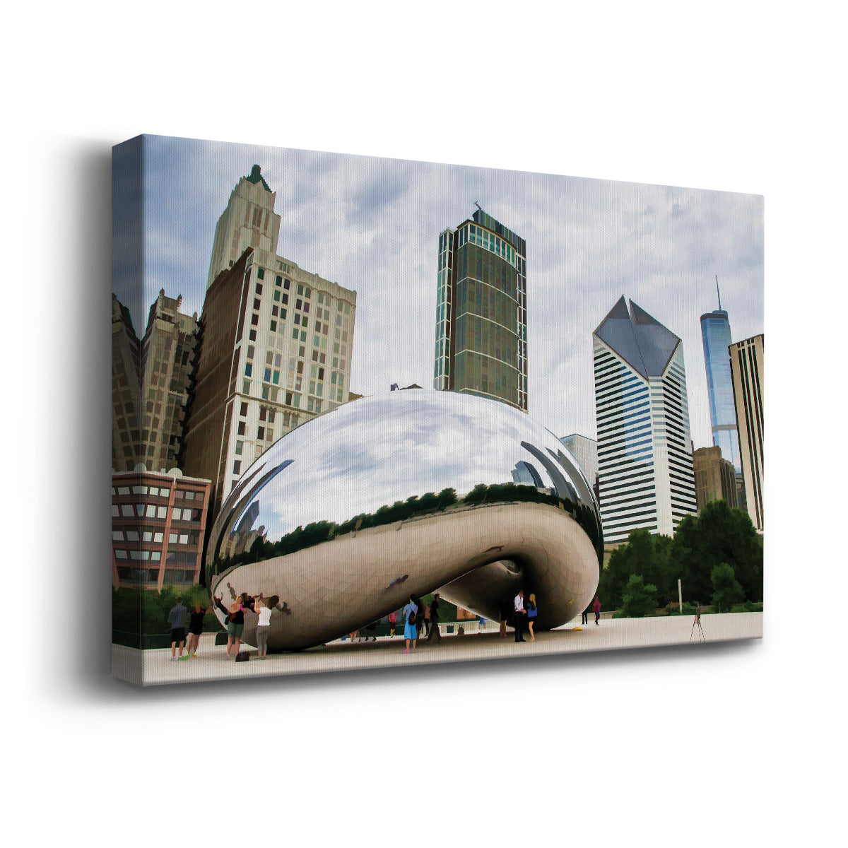 Cloud Gate Chicago - Canvas Art Print