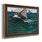The Green Wave - Ornate Framed Canvas Print