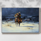 Bringing Christmas Home - Framed Gallery Wrapped Canvas in Floating Frame