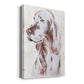 Sitting Dog III Premium Gallery Wrapped Canvas - Ready to Hang