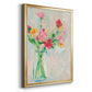 Painterly Soft Bouquet I - Modern Framed Canvas Print