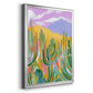 Lavender Desert I - Modern Framed Canvas Print