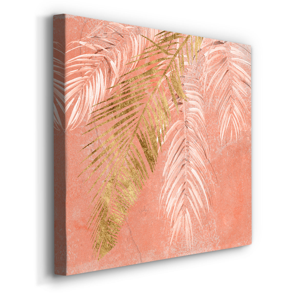 Golden Palms I - Canvas Art Print