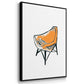 Take a Seat X - Framed Premium Gallery Wrapped Canvas L Frame 3 Piece Set - Ready to Hang