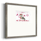 Puppy Valentine Collection A Premium Framed Print Double Matboard