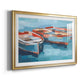 Primary Boats II - Modern Framed Art Print