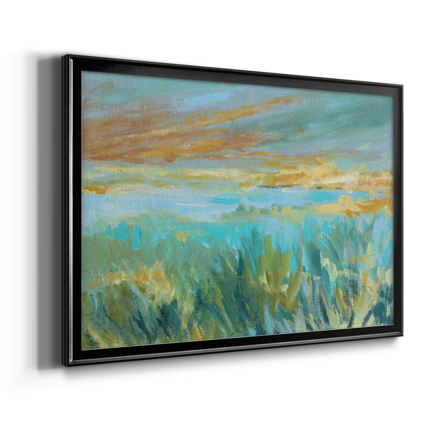 Grassy Beach Premium Classic Framed Canvas - Ready to Hang