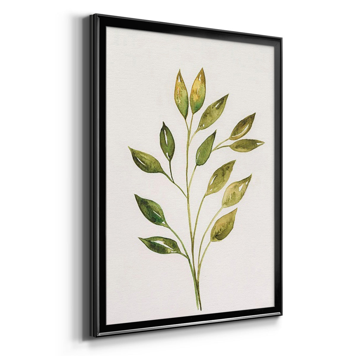 Single Twig II - Modern Framed Canvas Print