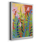 Bold Bright & Wild II - Modern Framed Canvas Print