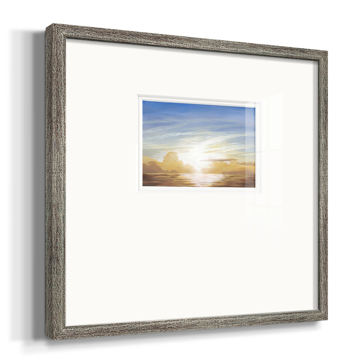 Luminous Waters III - Double Matboard Framed Print