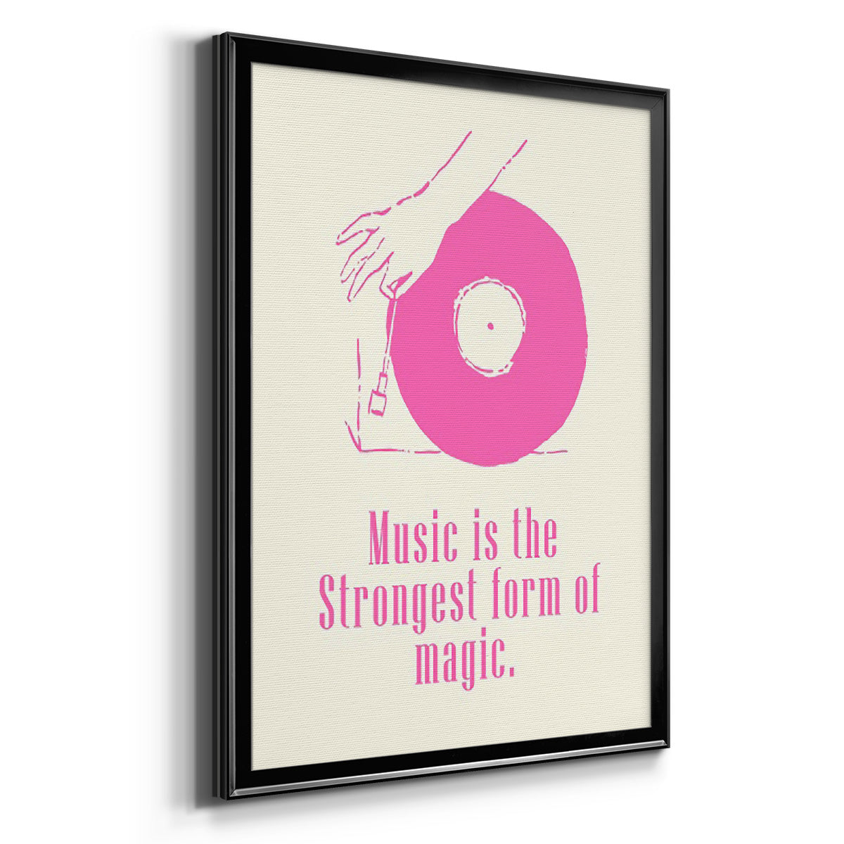 Sweet Melody IV - Modern Framed Canvas Print