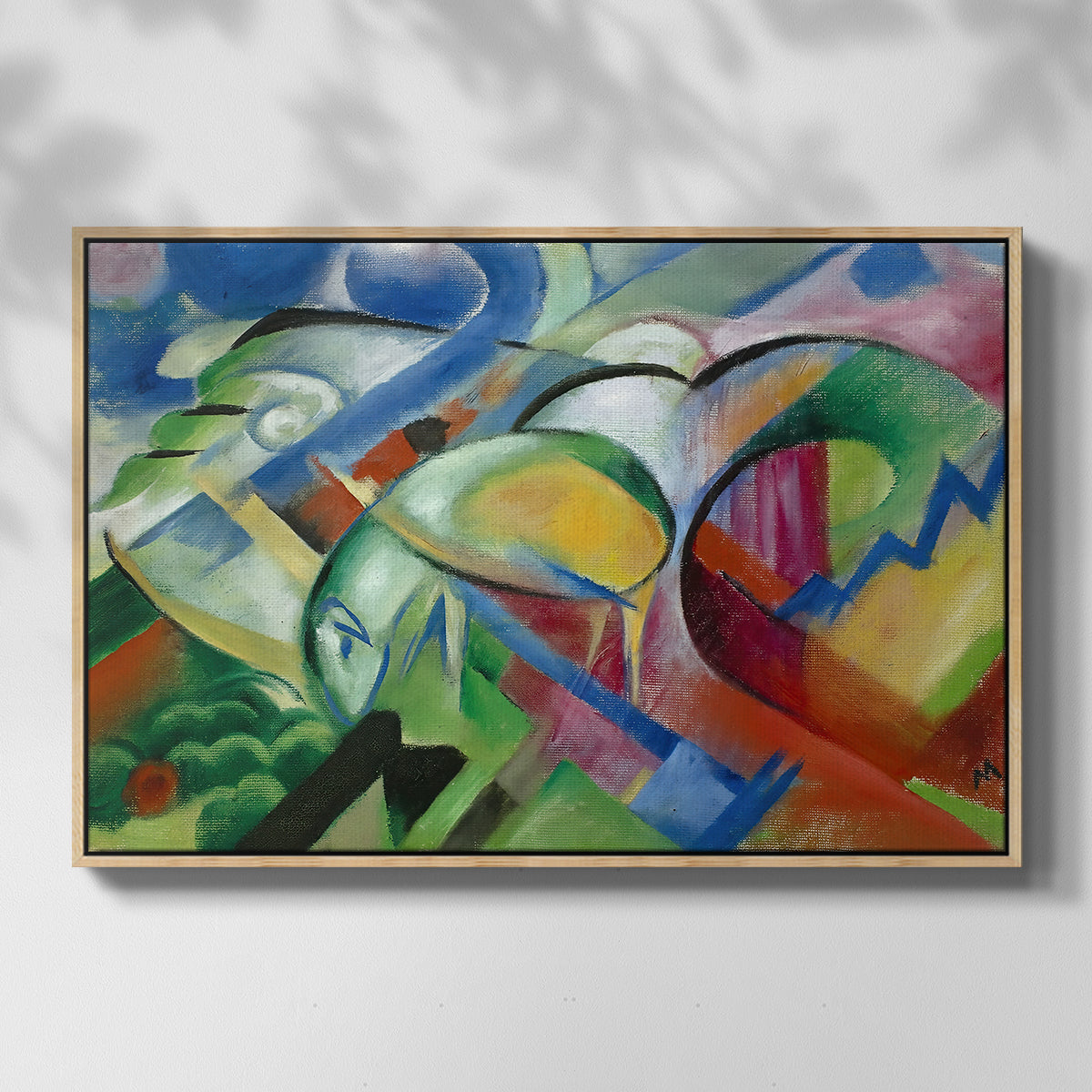 The Sheep, c. 1913-1914 - Floater Framed Canvas Print