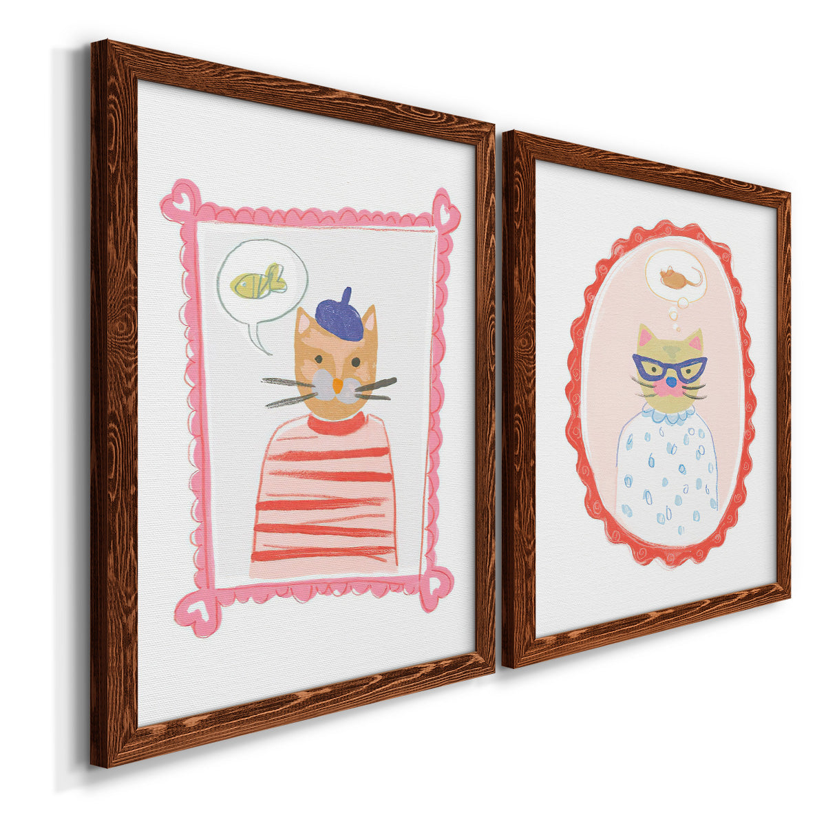 Cameo Characters I - Premium Framed Canvas 2 Piece Set - Ready to Hang