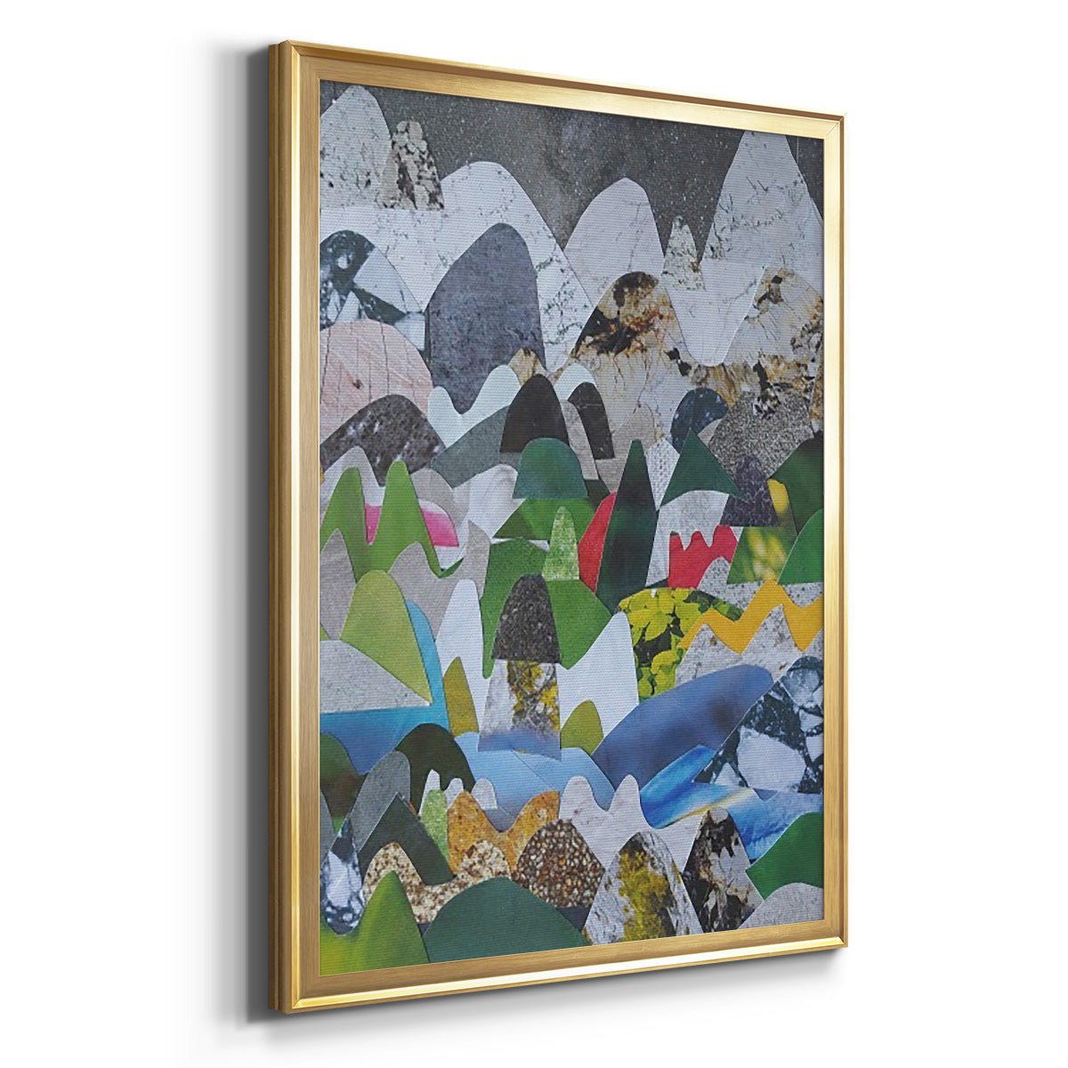 High Sierras - Modern Framed Canvas Print