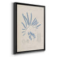 Blue Marine Algae II - Modern Framed Canvas Print