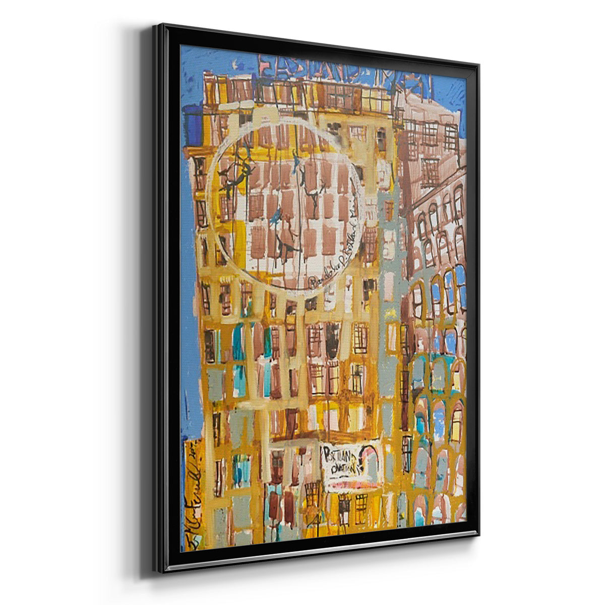 Bandaloo II - Modern Framed Canvas Print