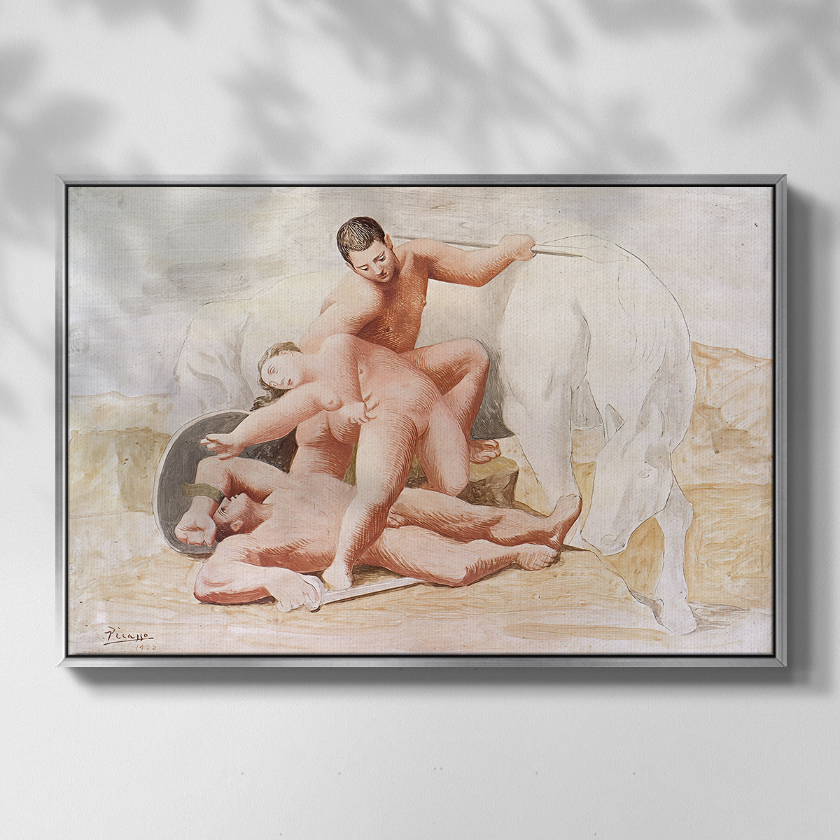 The Abduction, 1920 - Floater Framed Canvas Print