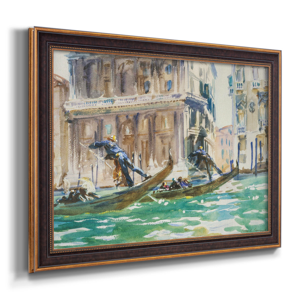 View of Venice, 1906 - Ornate Framed Canvas Print