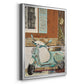 That Vespa - Modern Framed Canvas Print