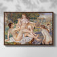 The Large Bathers, 1884-1887 - Floater Framed Canvas Print