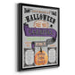 Carnival Sign - Modern Framed Canvas Print