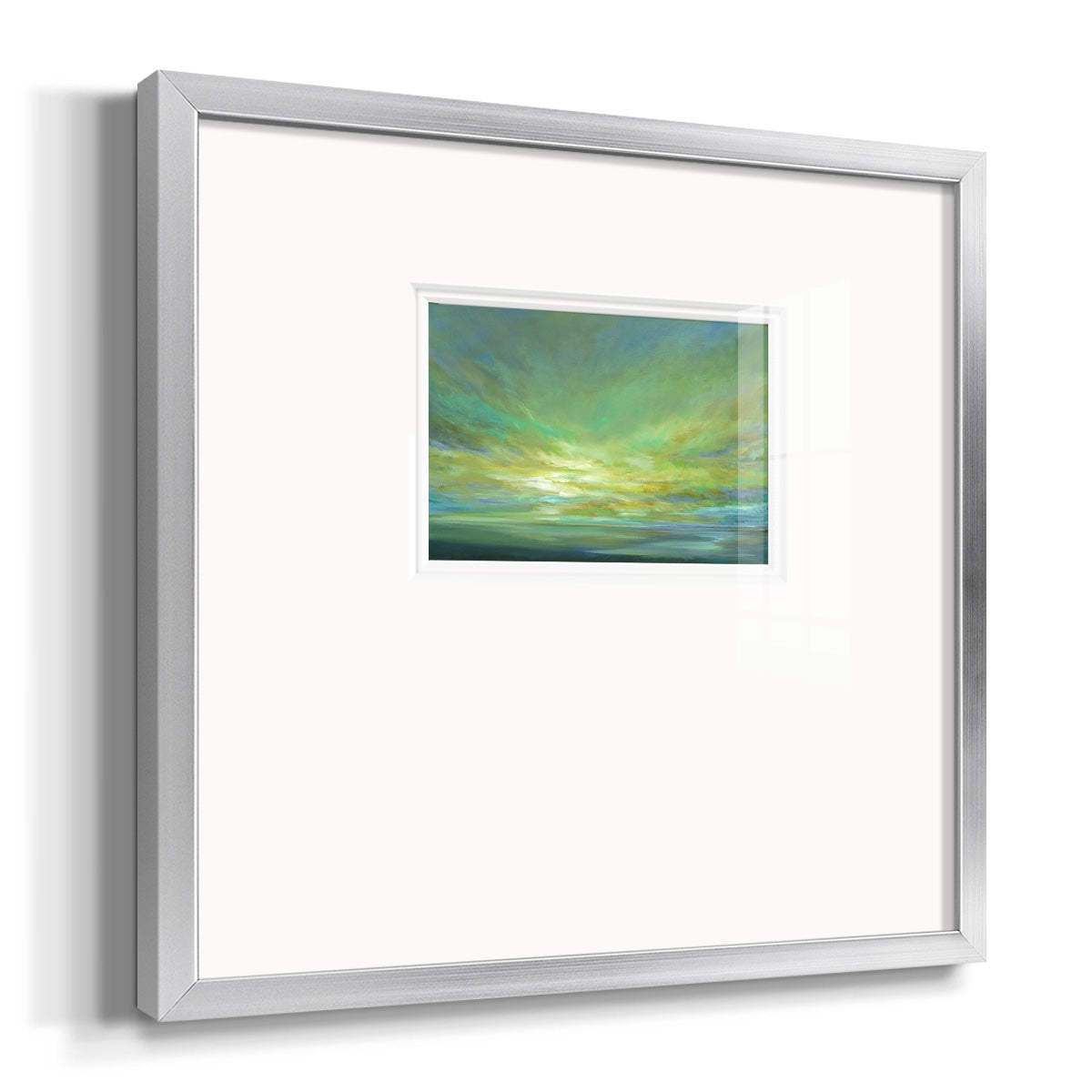 Coastal Views II Premium Framed Print Double Matboard