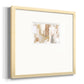 Gold Quartz I Premium Framed Print Double Matboard