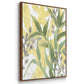 Sea Grass Fresco I - Framed Premium Gallery Wrapped Canvas L Frame 3 Piece Set - Ready to Hang