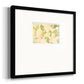 Verdant Floral Abstract I Premium Framed Print Double Matboard