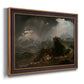 Joshua Commanding the Sun to Stand Still upon Gibeon - Ornate Framed Canvas Print