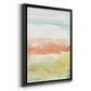 Blushing Sunrise II - Modern Framed Canvas Print