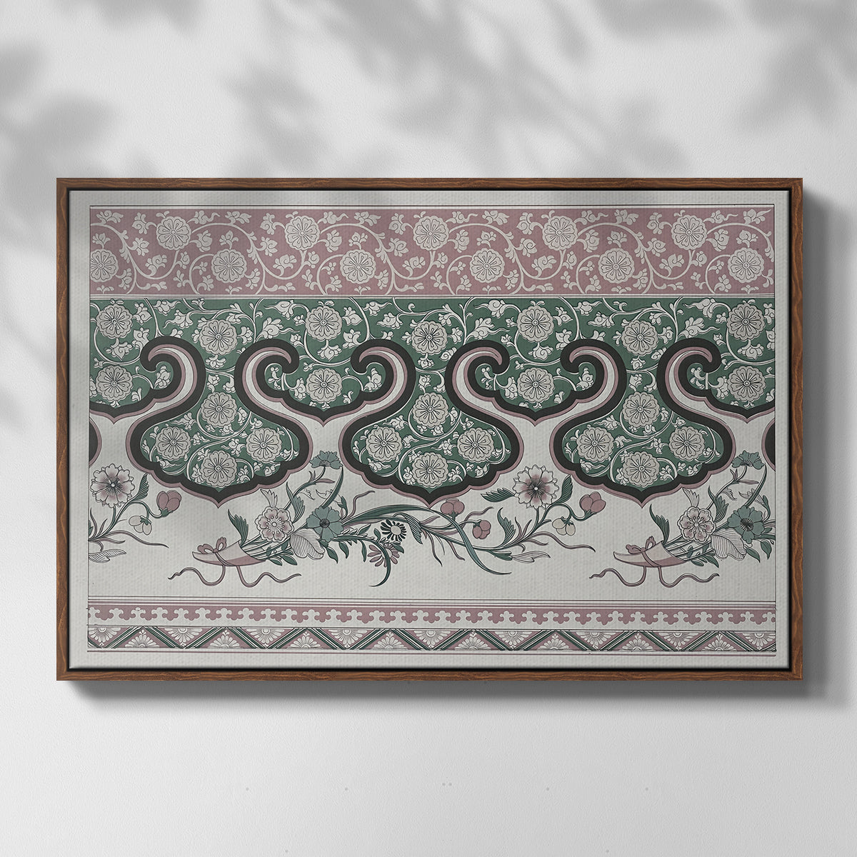 Examples of Chinese Ornament, Pl. LXXVI, 1867 - Floater Framed Canvas Print