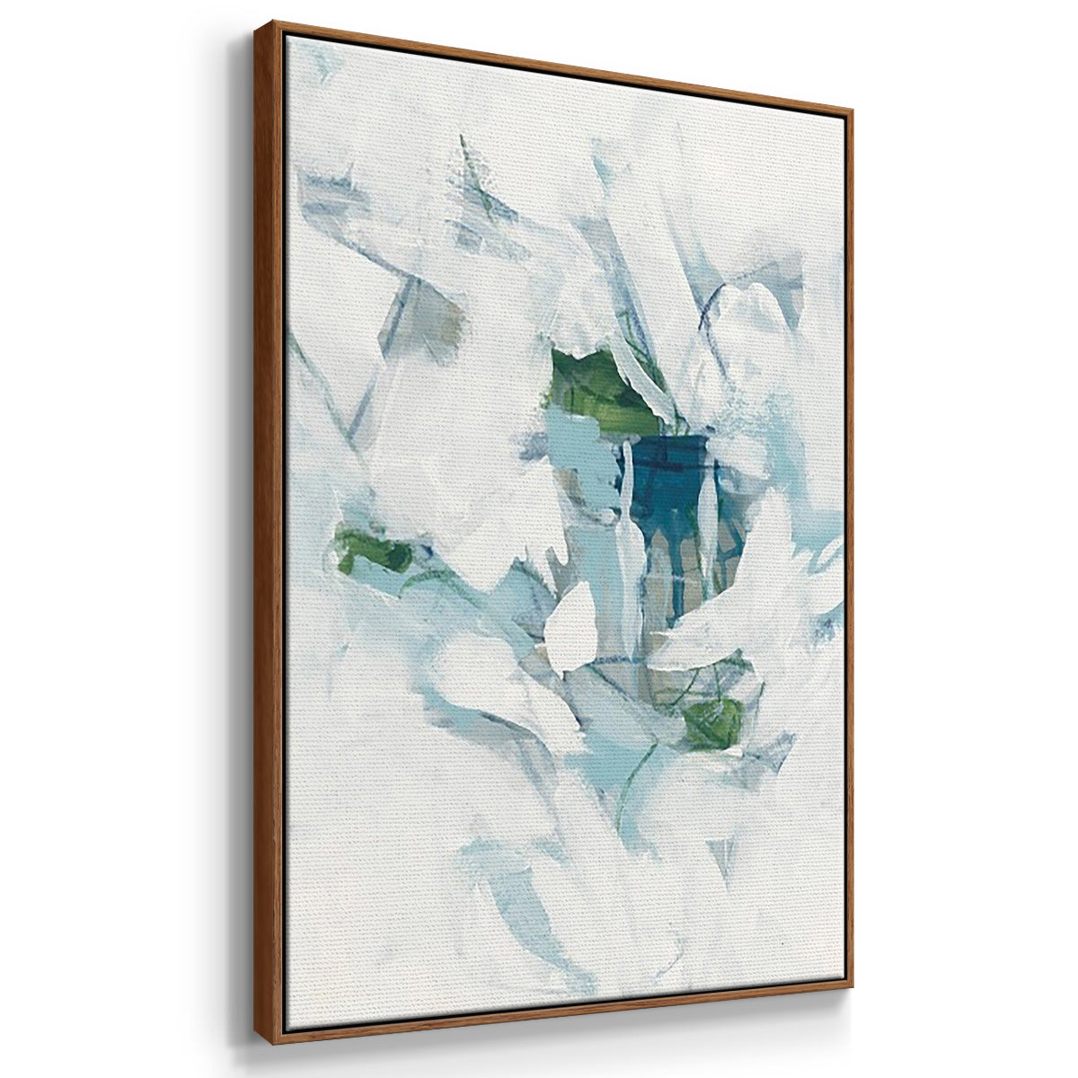 Ice Cavern I - Floater Framed Canvas Set