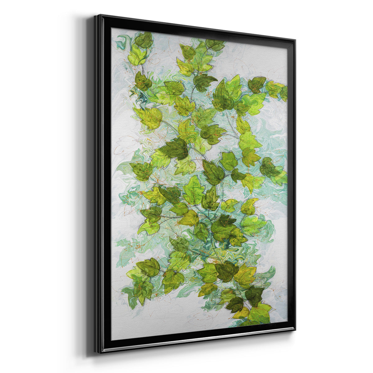 Ivy - Modern Framed Canvas Print