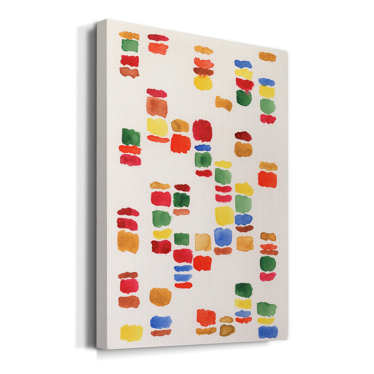 Colorful Code I Premium Gallery Wrapped Canvas - Ready to Hang