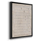 Pearl Punch Card II - Modern Framed Canvas Print
