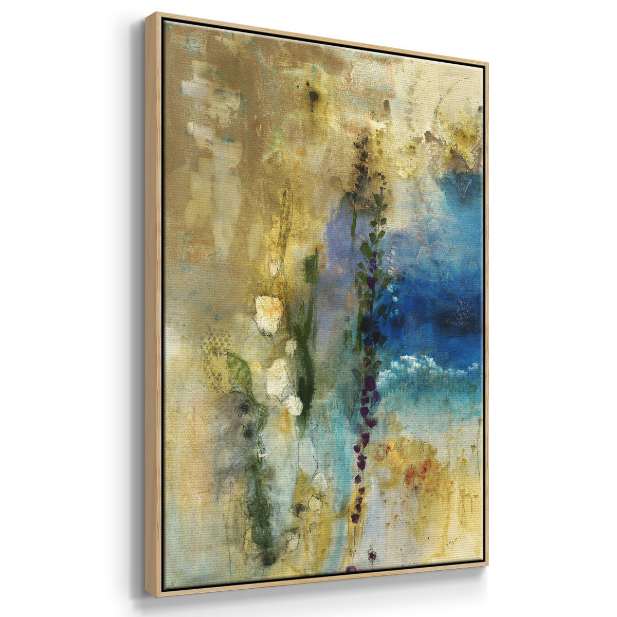 Immerge II - Framed Premium Gallery Wrapped Canvas L Frame - Ready to Hang