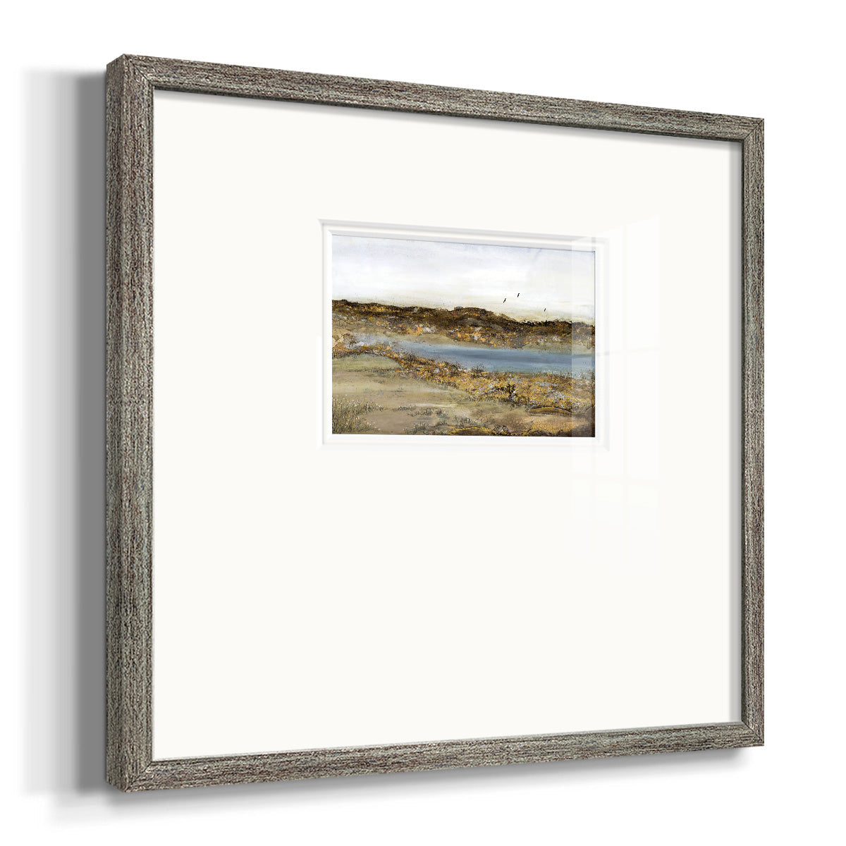 RETREATING WITHIN Premium Framed Print Double Matboard