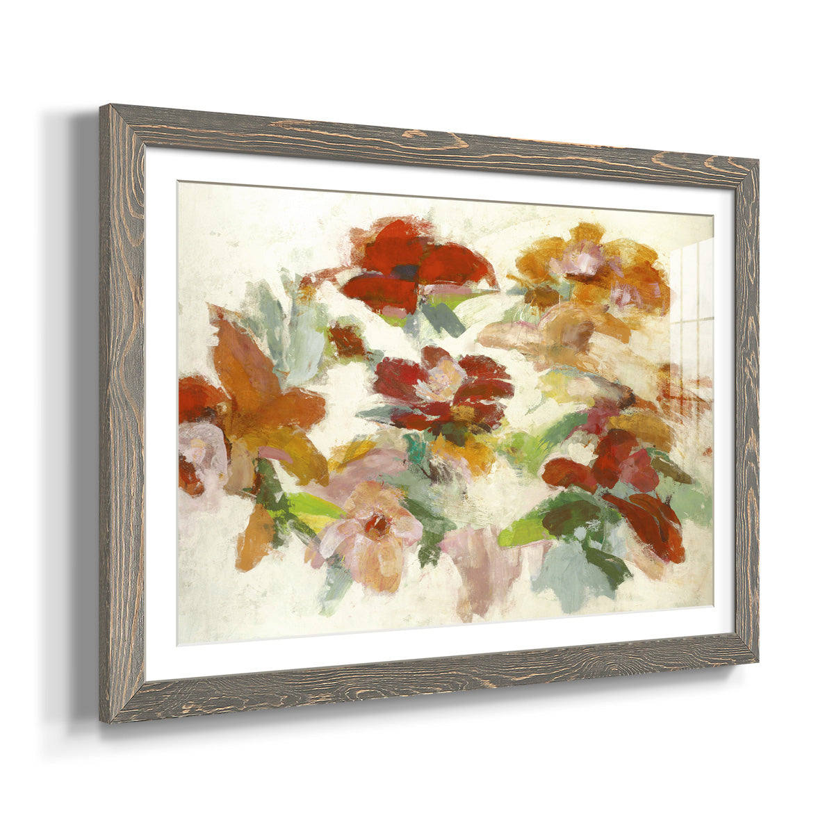 Floral Impressions V1-Premium Framed Print - Ready to Hang