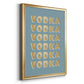 Vodka - Modern Framed Canvas Print