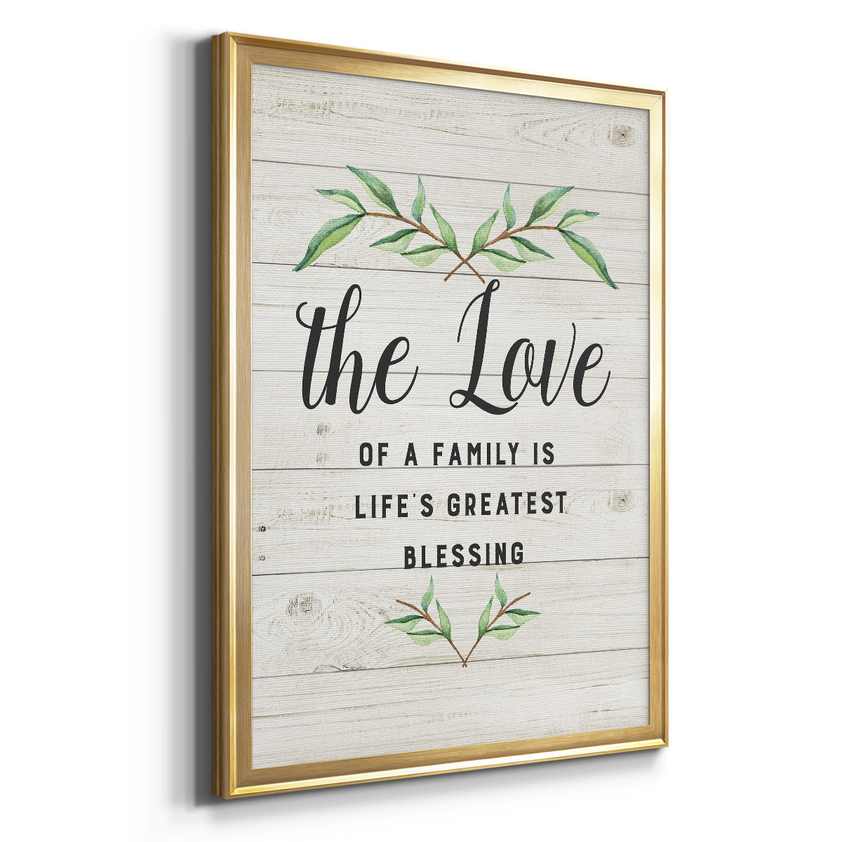 Love of a Family - Modern Framed Canvas Print