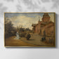The Country House of Gustave Coûteaux, 1871 - Floater Framed Canvas Print