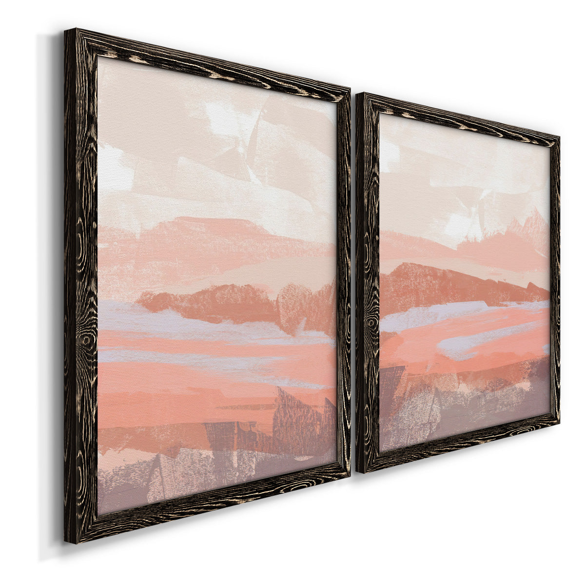 Dusty Desert I - Premium Framed Canvas 2 Piece Set - Ready to Hang