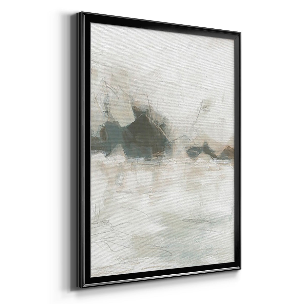 Horizon Break I - Modern Framed Canvas Print
