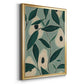 Monochrome Avocados - Modern Framed Canvas Print