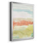 Blushing Sunrise II - Modern Framed Canvas Print