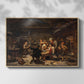 The Return of the Bear Hunter, 1856 - Floater Framed Canvas Print