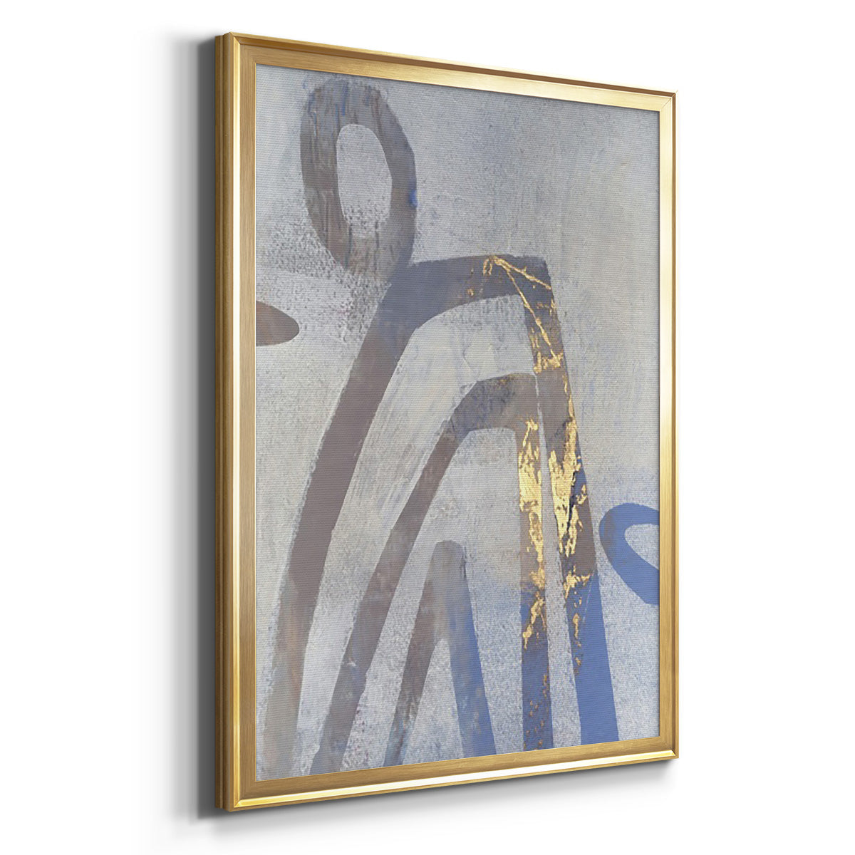 Linx II - Modern Framed Canvas Print